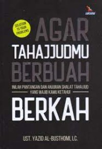 Image of Agar Tahajjudmu Berbuah Berkah