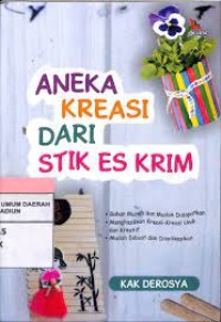 Image of ANEKA KREASI DARI STIK ES KRIM