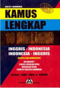 Image of Kamus Lengkap Inggris-Indonesia Indonesia-Inggris