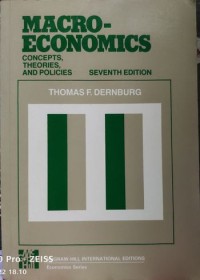 Image of Makroekonomi: Konsep, Teori, dan Kebijakan (Edisi Ketujuh) MACROECONOMICS: Concepts, Theories, and Policies 7 th Edition