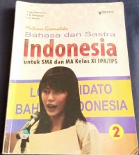 Image of Mutiara Gramatika, Bahasa dan Sastra Indonesia Jilid 2 untuk SMA/MA Kelas XI IPA/IPS