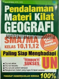 Image of Pendalaman Materi Kilat Geografi SMA/MA Kelas 10, 11, 12