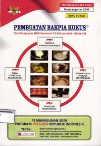 Image of BUKU VOKASI PEMBUATAN BAKPIA KUKUS