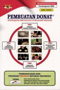Image of BUKU VOKASI PEMBUATAN DONAT