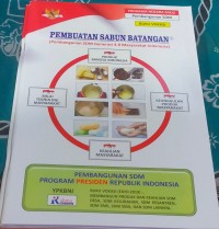 Image of BUKU VOKASI PEMBUATAN SABUN BATANGAN