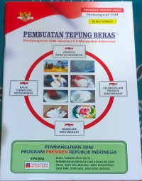 Image of BUKU VOKASI PEMBUATAN TEPUNG BERAS